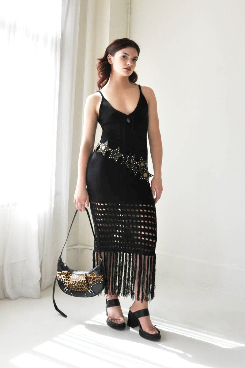 Lola Fringe Maxi Dress