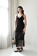 Lola Knit Fringe Knit Dress