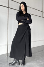 Vortex Wrap Maxi Skirt - Pre Order Skirts NOCTEX 