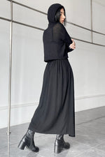 Vortex Wrap Maxi Skirt - Pre Order Skirts NOCTEX 