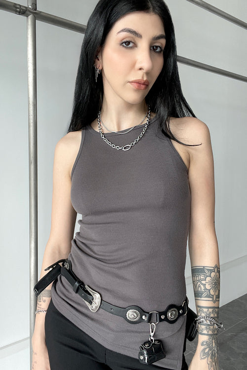 Nia Double Chain Necklace | Stainless Steel