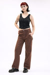 Cargo Pocket Wide Leg Jeans Jeans JUST BLACK DENIM 