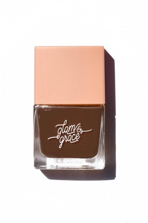 Nail Polish - Tootsie - Noctex - Glam & Grace beauty, brown, chocolate, Cruelty free, Faire, Made in USA/Canada, nails, Vegan 