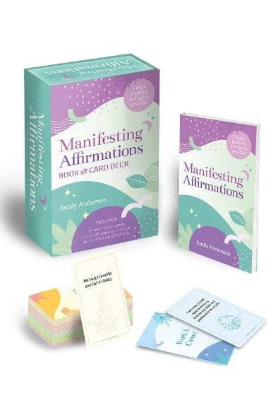 Manifesting Affirmations Book & Card Deck Tarot Decks and Kits Texas Bookman 