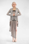 Costa Over Knit Cardigan - Grey cardigan XCONCEPT 