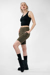 Essential Biker Shorts - Olive Leggings Mono B 