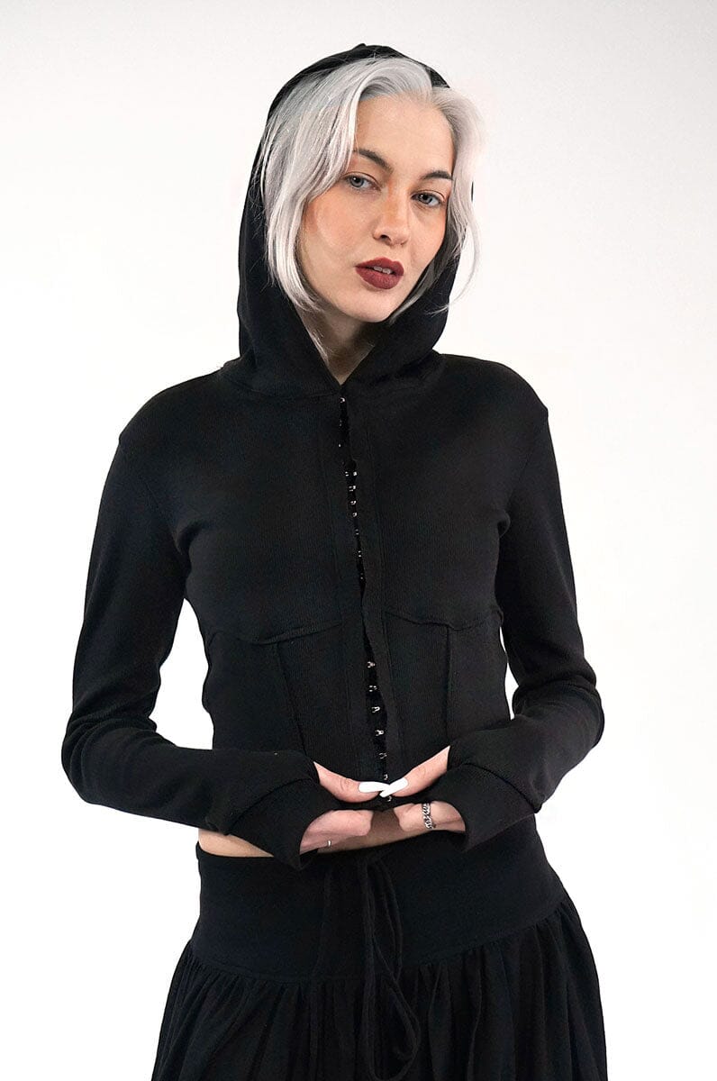 Minerva Hoodie - Rib Knit Hoodie NOCTEX 