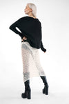 Cirila Sweater - Black Fleece Sweaters NOCTEX 