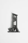 Guillotine Enamel Pin Enamel Pin Lively Ghosts 