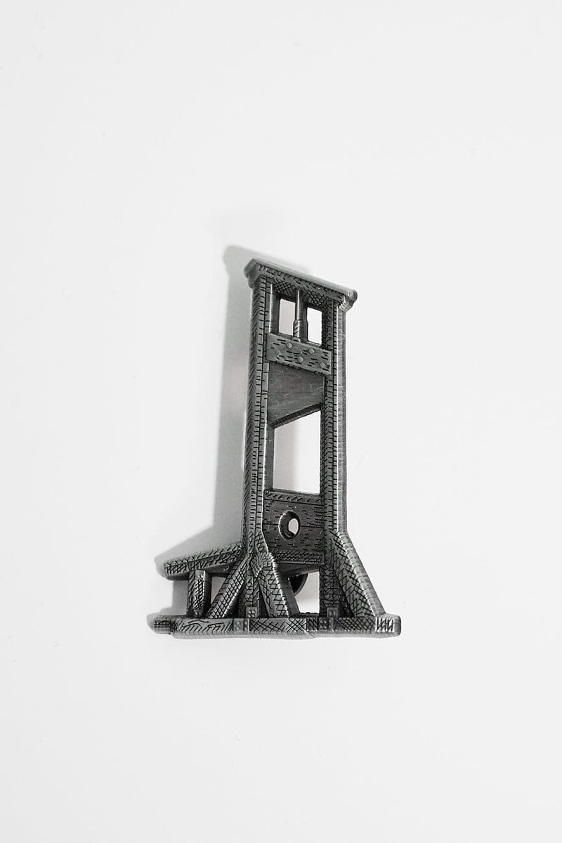 Guillotine Enamel Pin Enamel Pin Lively Ghosts 