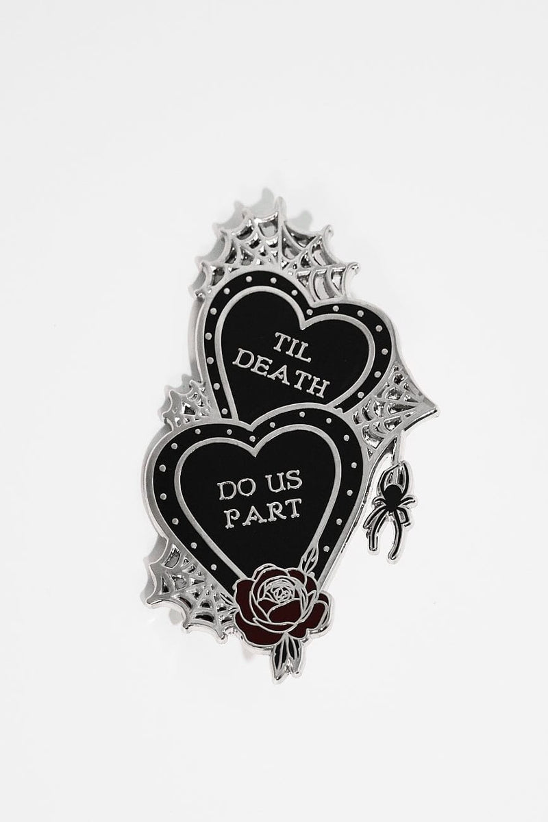 Til Death Enamel Pin Enamel Pin Lively Ghosts 