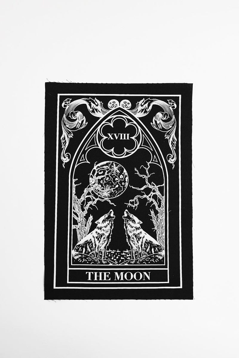 The Moon Tarot Card Back Patch Patches The Pretty Cult 