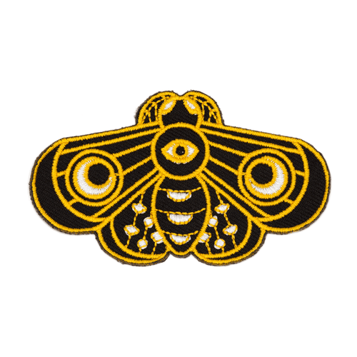 Lunar Moth Alien Iron-On Embroidered Patch (2.5" wide) Patches These Are Things 