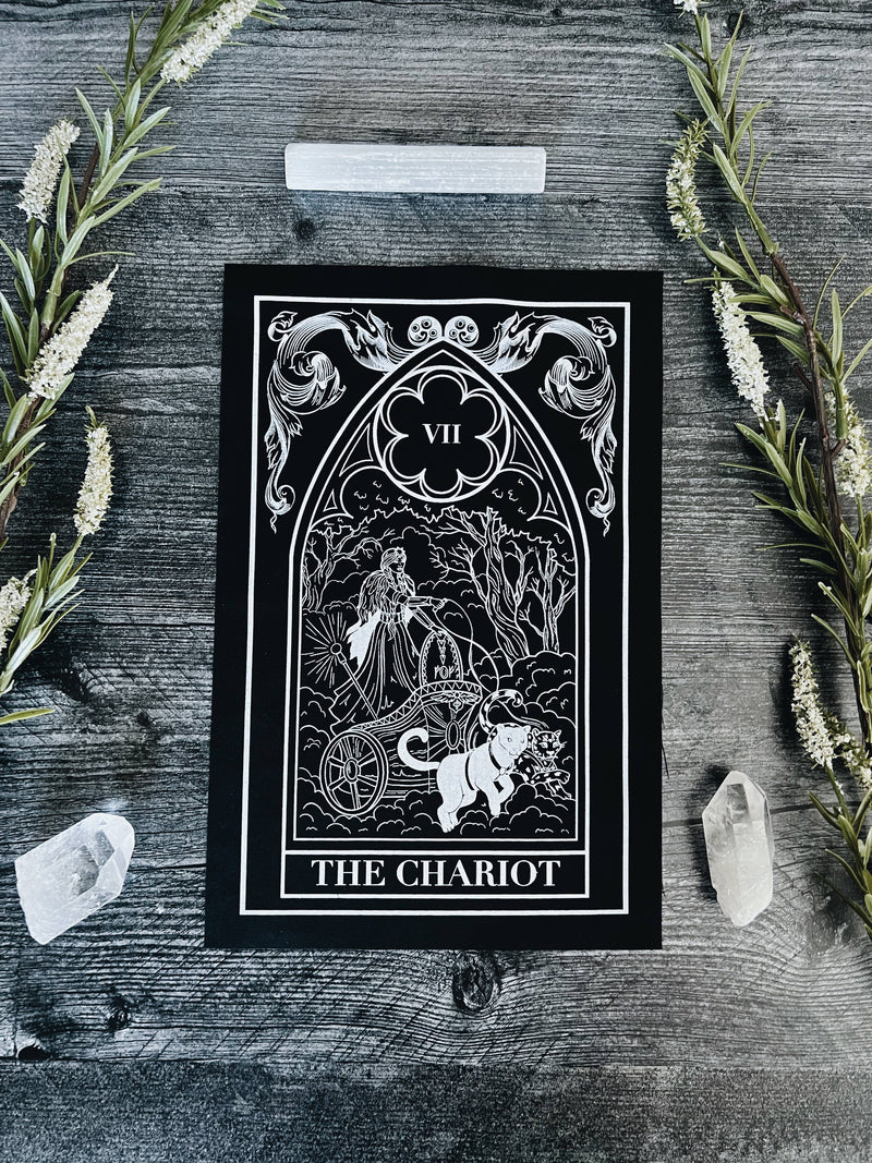 The Chariot Tarot Card Back Patch Patches The Pretty Cult 