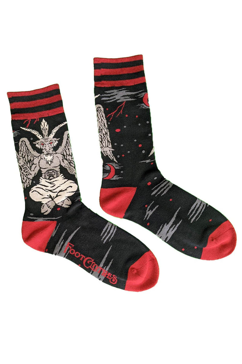 Evil AF Baphomet Socks - Noctex - FootClothes LLC Faire, sale20 Socks