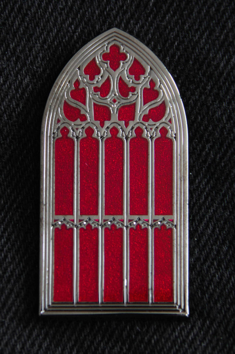 Gothic Cathedral Enamel Pin - Noctex - Ectogasm Accessories, Faire, goth aesthetic Enamel Pin