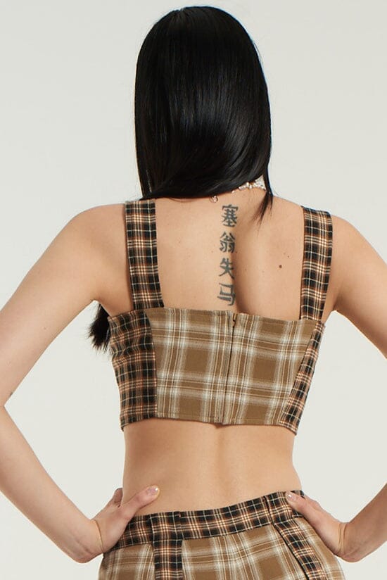 Courtney Top - Noctex - THE RAGGED PRIEST corset, crop top, LARGE, MEDIUM, Multi, new, NICOLE, punk, SMALL, THE RAGGED PRIEST, Tops, Womens, XL, XS, XXS Tank Tops