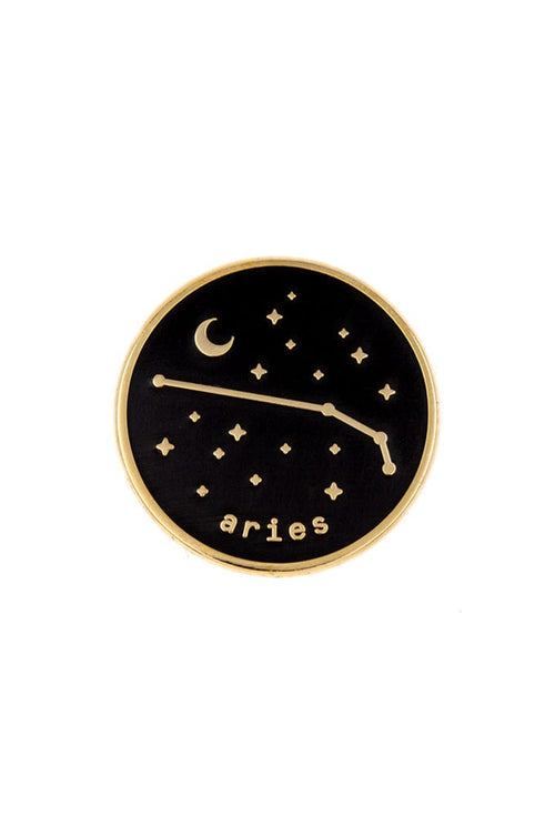 Aries Zodiac Enamel Pin Enamel Pin These Are Things 