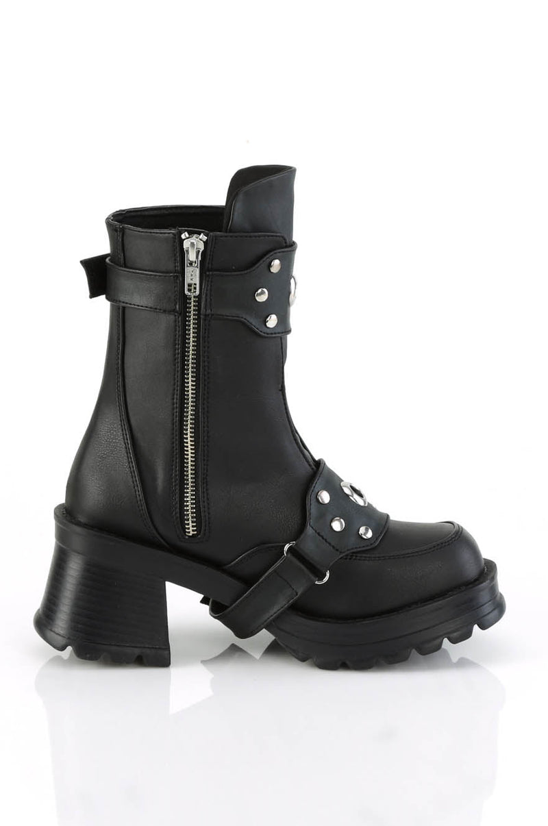 Spaced Out Boots - Noctex - DEMONIA 10, 11, 12, 6, 7, 8, 9, boots, california, cyber, FIND, goth, gothic, punk, Vegan, y2k, y2k fashion FOOTWEAR