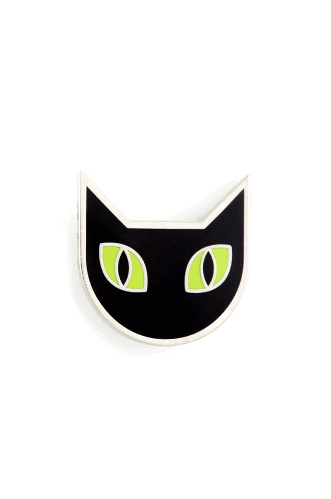 Black Cat Enamel Pin Enamel Pin These Are Things 