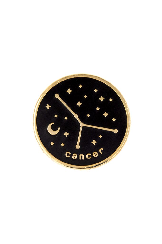 Cancer Zodiac Enamel Pin - Noctex - These Are Things Faire Enamel Pin