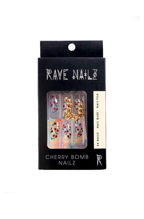Cherry Bomb - Press On Nails Nails Rave Nailz 