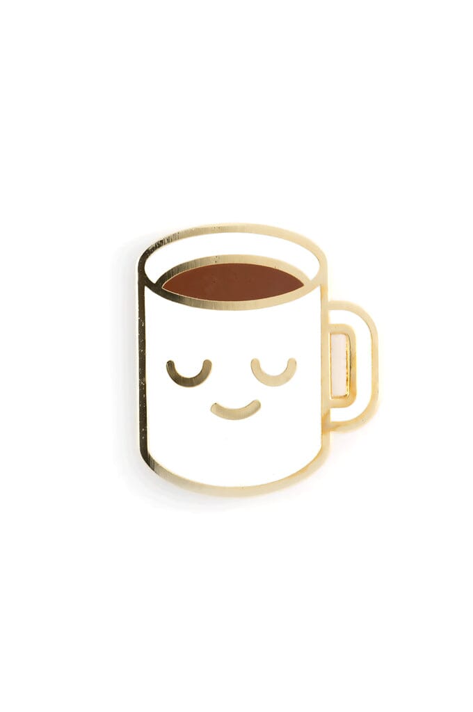 Coffee Mug Enamel Pin - Noctex - These Are Things Faire Enamel Pin