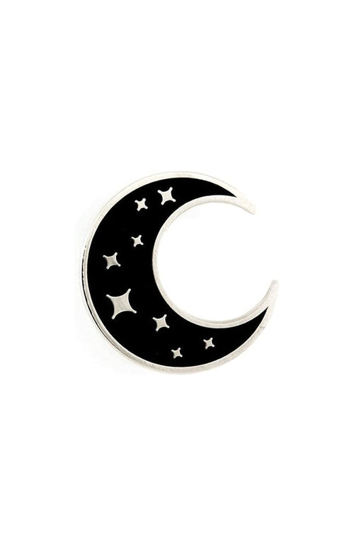 Crescent Moon Enamel Pin - Noctex - These Are Things Faire Enamel Pin