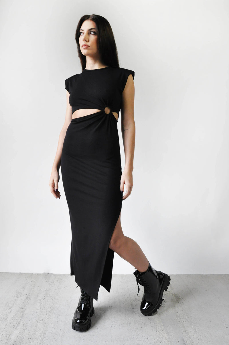 Kayana Dress - Noctex - Fore Collection FIND, goth aesthetic, LARGE, MEDIUM, SMALL, Womens, XL Long Dresses
