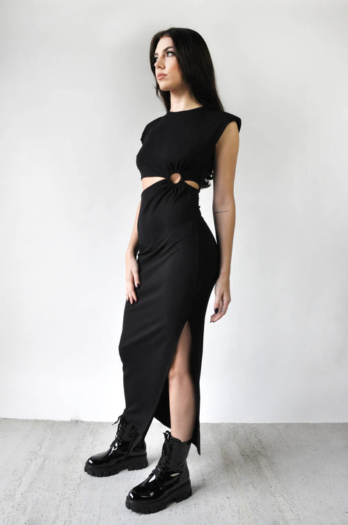Kayana Dress - Noctex - Fore Collection FIND, goth aesthetic, LARGE, MEDIUM, SMALL, Womens, XL Long Dresses