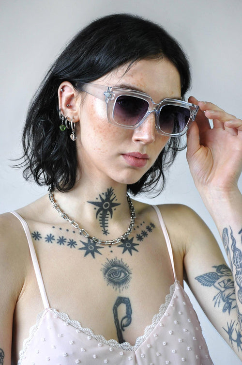 Clearly Me Sunglasses Sunglasses NOCTEX CLEAR BLUE 