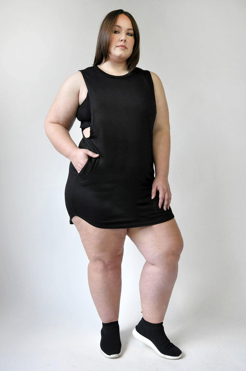 Mini Shield Dress Short Dresses NOCTEX Black XL 