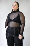 DANNI Longsleeve - Noctex - NLT Black, Faire, FIND, goth aesthetic, handmade, LARGE, long sleeve, longsleeve, made in la, made in los angeles, made in usa, Made in USA/Canada, MEDIUM, new, SM