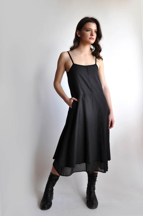 Ferra Linen Dress Long Dresses NOCTEX 