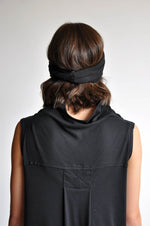 MICRORIB HEADBAND - Noctex - NOCTEX Accessories, Black, FW/18, goth clothing, Headband, long sleeve, NOCTEX, one size, sustainable fashion brands, Womens Accessory