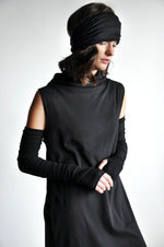 MICRORIB HEADBAND - Noctex - NOCTEX Accessories, Black, FW/18, goth clothing, Headband, long sleeve, NOCTEX, one size, sustainable fashion brands, Womens Accessory