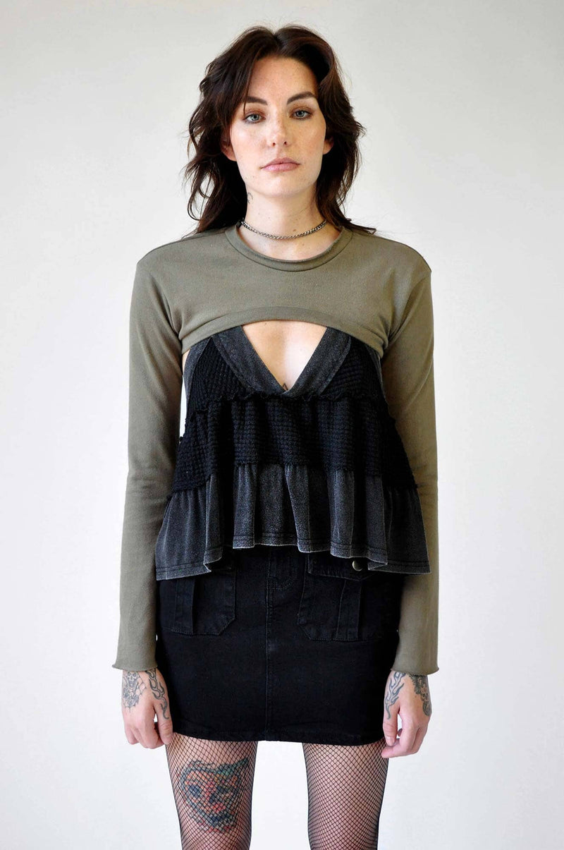 French Terry Shrug Longsleeve Shrugs NOCTEX 