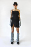 Notch Mini Dress Short Dresses NOCTEX MEDIUM BLACK 