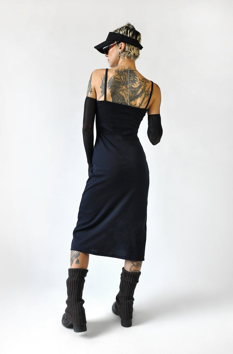 Notch Midi Dress Long Dresses NOCTEX 