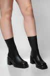 Jennifer Patent Boots - Noctex - No Doubt Shoes 2022, Faire, Vegan FOOTWEAR