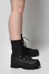Terry Lace Up Combat Boots - Noctex - AMS 10, 5, 5.5, 6, 6.5, 7, 7.5, 8, 8.5, 9, california, Faire, vegan FOOTWEAR