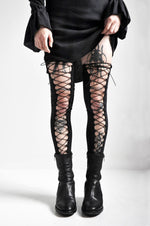 Lace Up Leg Warmers Leg Warmers NOCTEX SMALL 