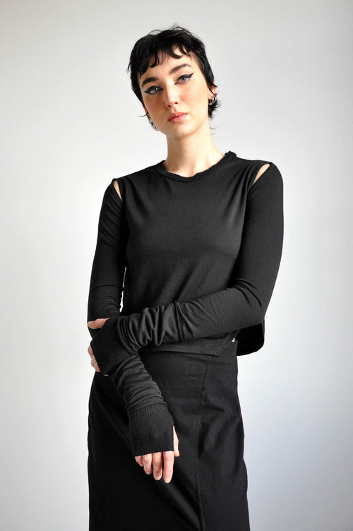 Anya Crop Longsleeve Longsleeves NOCTEX SMALL 