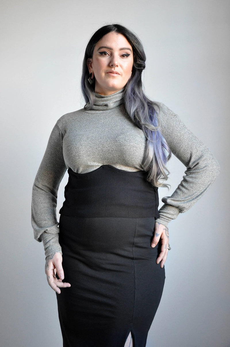Demi Bustier - Rib Knit Accessory NOCTEX 