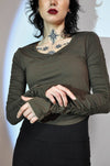 Simul Longsleeve Longsleeves NOCTEX XS MOSS 