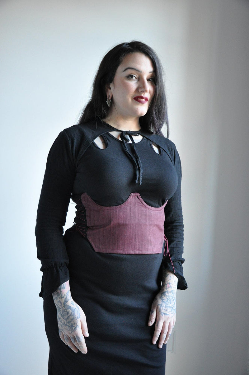 Lace Up Bustier Bustiers and Corsets NOCTEX 