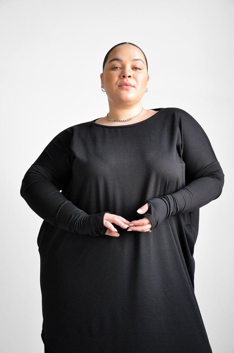 Sliver Longsleeve [Curve] Long Dresses NOCTEX 