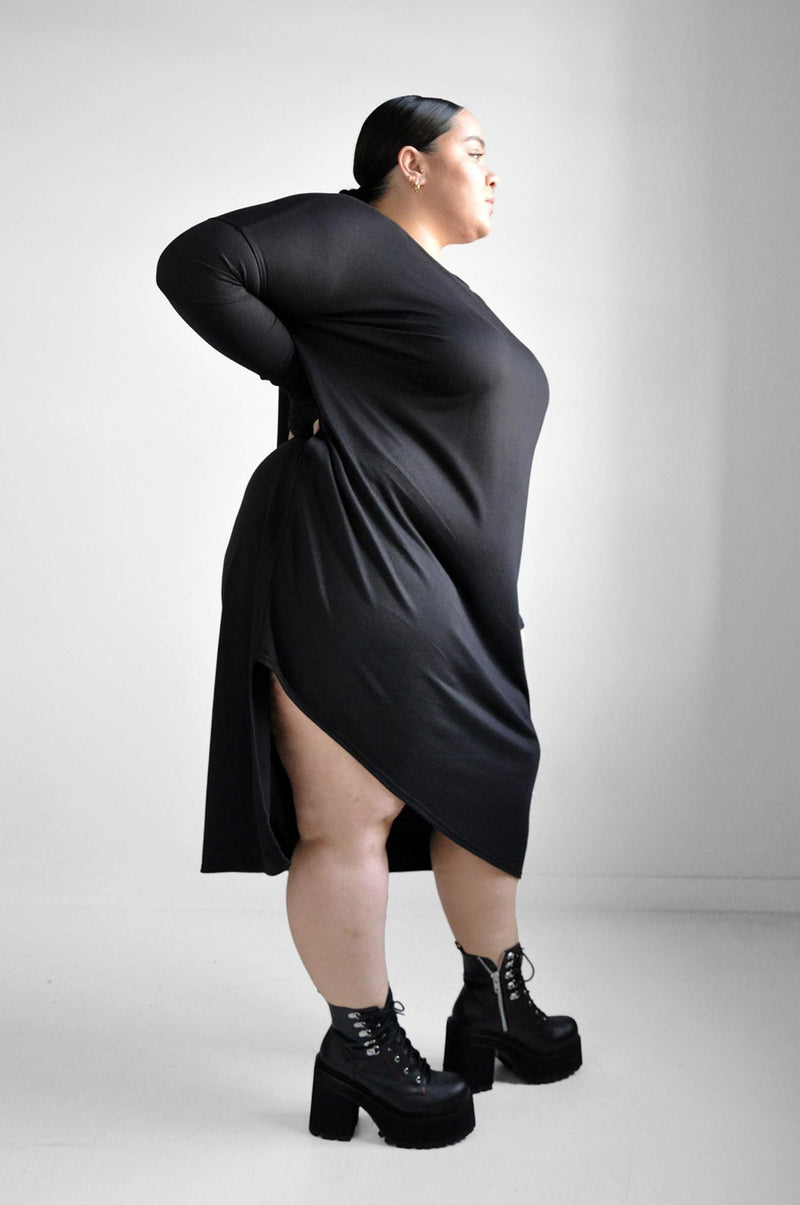 Sliver Longsleeve [Curve] Long Dresses NOCTEX 