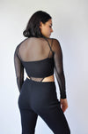 HIGH STAKES MESH BODYSUIT [LAST LARGE] - Noctex - Junie Faire, FIND, goth aesthetic, LARGE, made in usa, Made in USA/Canada, MEDIUM, sale20, SMALL, Womens Longsleeves