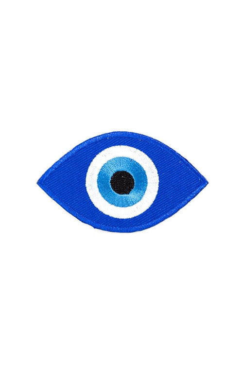 Evil Eye Embroidered Iron-On Patch (2.5" wide) - Noctex - These Are Things Faire Patches